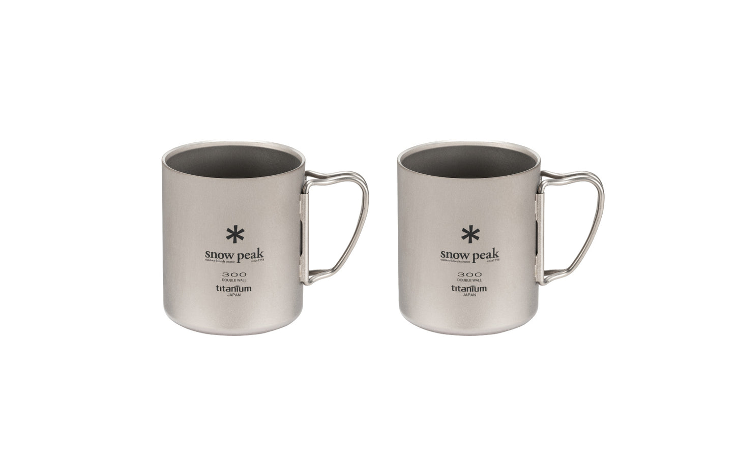 Ti-double wall mug 300 2pcs set